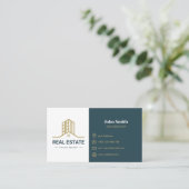 Modern Business Card for REAL ESTATE 名刺 (スタンド正面)