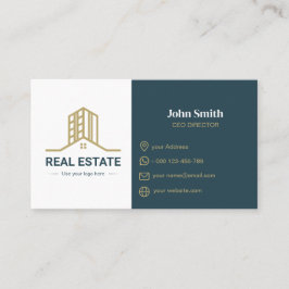 Modern Business Card for REAL ESTATE 名刺