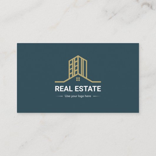 Modern Business Card for REAL ESTATE 名刺 (裏面)