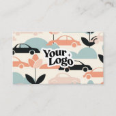 Modern Business Card – Qr code & logo 名刺 (正面)