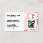 Modern Business Card – Qr code & logo 名刺 (裏面)