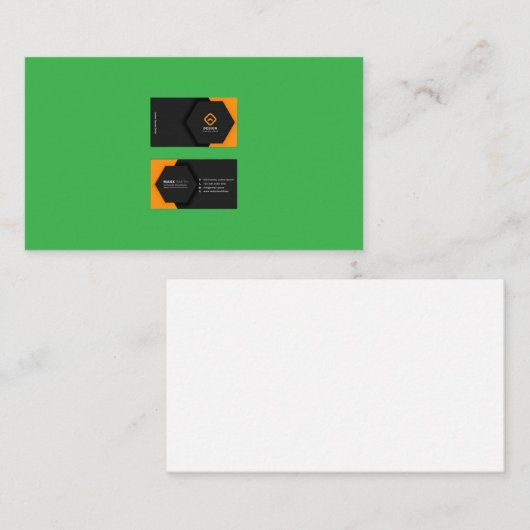 Modern business cards 名刺 (正面/裏面)