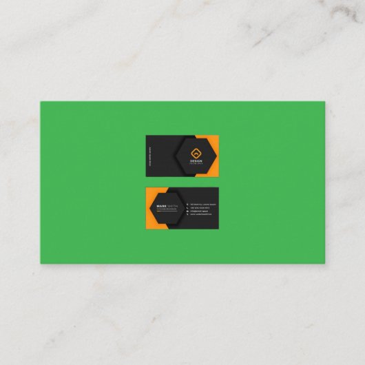 Modern business cards 名刺 (正面)