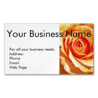 Modern Business Cards Floral Printable マグネット名刺