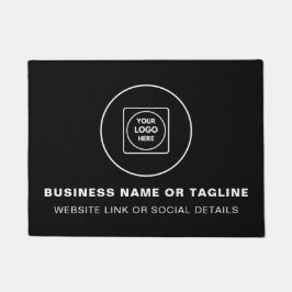 Modern Business Company Logo doormat ドアマット