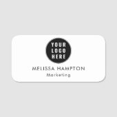 Modern Business Logo and Employees 名札 (正面)