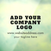 Modern Business Logo and Website Custom ウィンドウサイン (シート3)