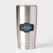 Modern Business Logo and Website Custom 保温保冷タンブラー (背面)