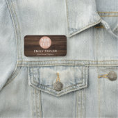 Modern Business Logo Company Employee Magnetic 名札 (インサイチュ)