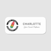 Modern Business Logo Corporate Employees Custom 名札 (正面)