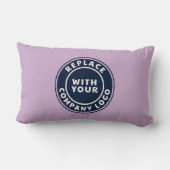 Modern Business Logo Corporate Events Custom ランバークッション (裏面)