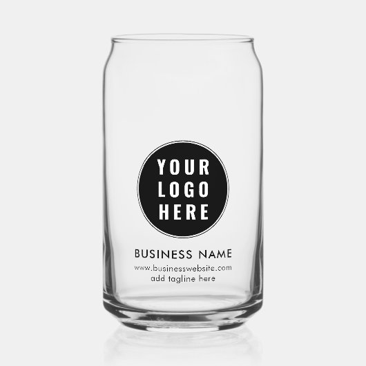 Modern Business Logo Corporate Promotional ガラス缶 (正面)