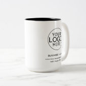 Modern Business Logo Corporate Promotional Custom ツートーンマグカップ (正面右)