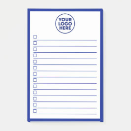 Modern Business Logo Navy Blue To Do List ポストイット