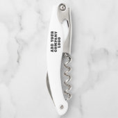 Modern Business Logo Website Promotional ソムリエナイフ (裏面)