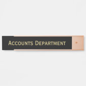 Modern Business Office School Department Name サインプレート (正面)