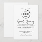 Modern Business Store Launch Party 招待状 (正面/裏面)