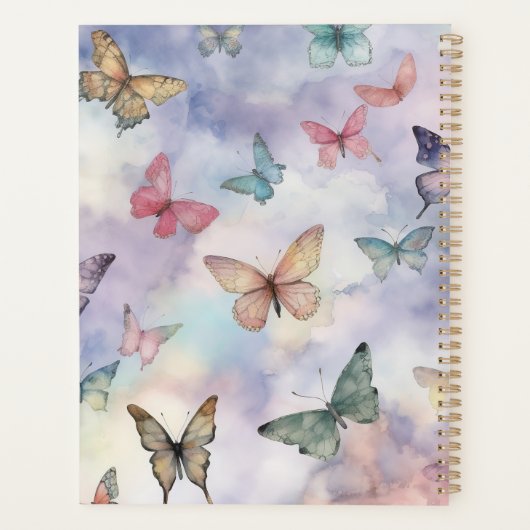 Modern Butterflies Planner プランナー手帳 (裏面)