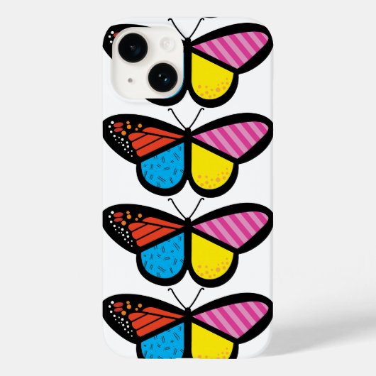 Modern Butterfly Phone Case Case-Mate iPhoneケース (裏面)