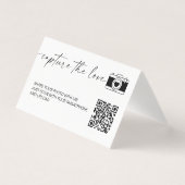 Modern Calligraphy Capture The Love QR code (正面)