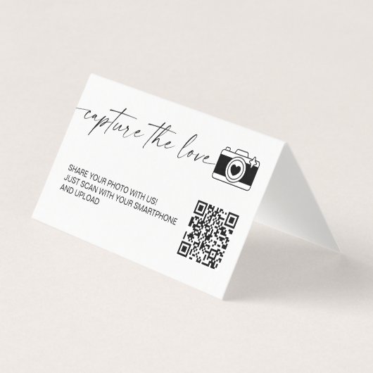 Modern Calligraphy Capture The Love QR code (正面)