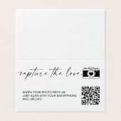 Modern Calligraphy Capture The Love QR code (外部フラット)