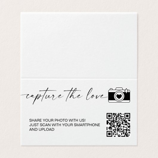 Modern Calligraphy Capture The Love QR code (外部フラット)