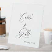Modern Calligraphy Cards & Gifts Wedding Pedestal  台座サイン (インサイチュ)