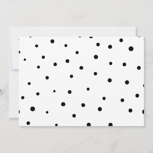 Modern Calligraphy | Dessert Wedding Sign Card 招待状 (裏面)