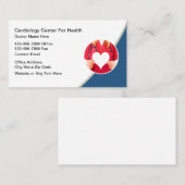 Modern Cardiologist Cardiovascular Business Cards 名刺 (正面/裏面)