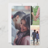 Modern Casual Romantic Couple Outdoor Wedding  招待状 (裏面)