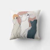 Modern Cat Art Sofa Cushion クッション (裏面)