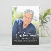 Modern Celebration of Life Photo Funeral プログラム (スタンド正面)