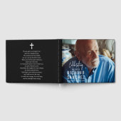 Modern Celebration Of Life Photo Funeral Memorial  ゲストブック (全面)