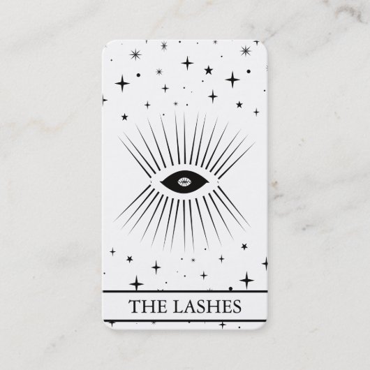 Modern Celestial Eye Tarot Lashes Black  名刺 (正面)