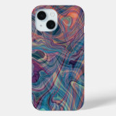 Modern Celestial Marble Liquid Art Phone Case - Ab Case-Mate iPhoneケース (裏面)