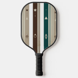 Modern Celestial Triple Vertical Stripe Pickleball ピックルボールラケット