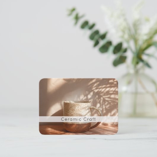 Modern Ceramic Products QR Code Photo 名刺 (スタンド正面)