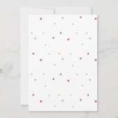 Modern Champion Boxing Clothesline Baby Shower サンキューカード (裏面)