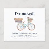 Modern Change of Address Moving Announcement Card (正面)