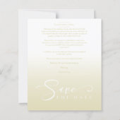 Modern Cheap Gradient Minimalist Photo Couple (裏面)