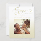 Modern Cheap Gradient Minimalist Photo Couple (正面)