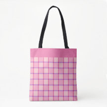 Modern Checker Pink Purple Pattern