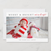 Modern Cheerful & Radiant Birth Stats Photos シーズンカード (正面)