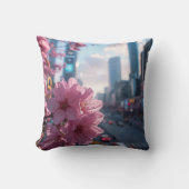 Modern Cherry Blossom クッション (正面)