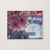 Modern Cherry Blossom Puzzle | 500-Piece Floral Pu ジグソーパズル (横)