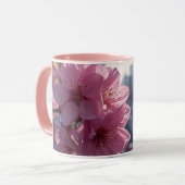 Modern Cherry Blossoms Mug マグカップ (正面左)