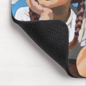 Modern Cherub Painting - Rembrandt Inspired Art マウスパッド (コーナー)