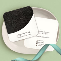 Modern Chic Black White Stud Earring Display