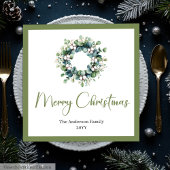 Modern Chic Boho Christmas Wreath in Neutral Tones